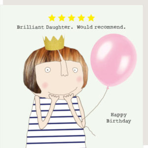 Five Star Daughter Birthday Card